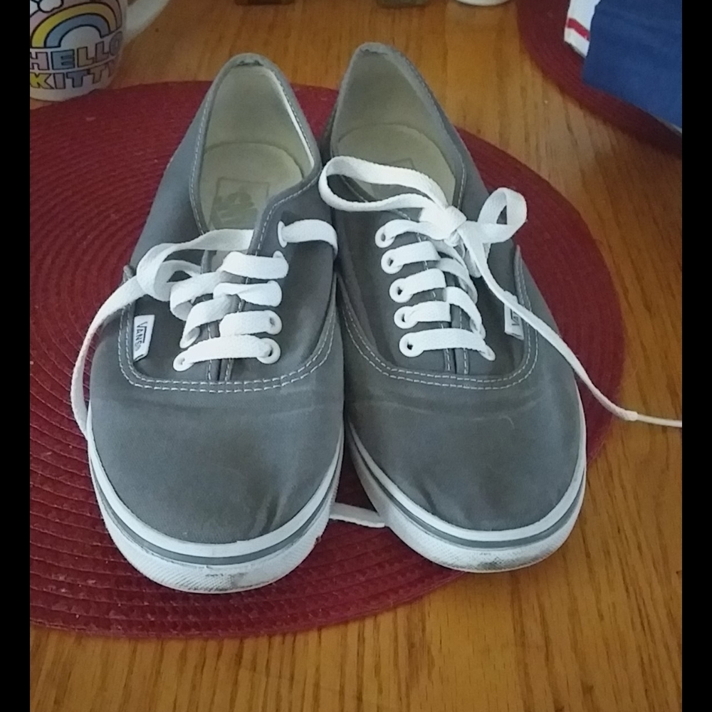Vans Grey Womens Sneakers-wore once
